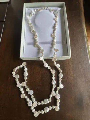 양귀비 펄 담수 진주 120cm