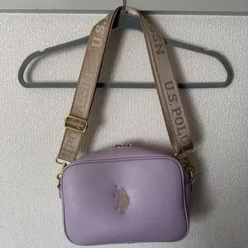 U.S. POLO ASSN. 라벤더 숄더백