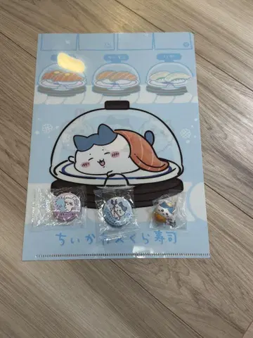 치이카와 쿠라스시 하치와레 피규어, 캔뱃지, 파일 3종 + 모몽가 캔뱃지