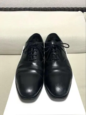 가죽 신발 레이스업 블랙
