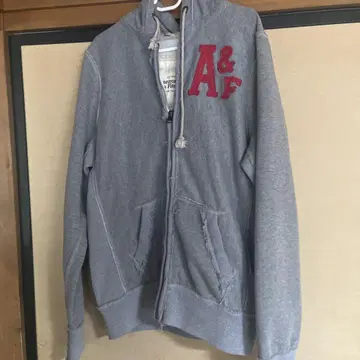 Abercrombie & Fitch 아베크롬비 데미지 가공 지퍼 후드티