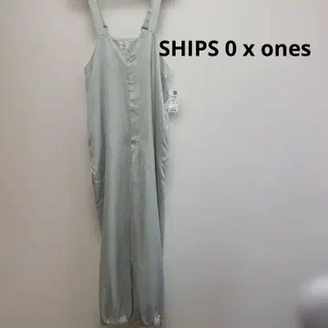 미사용 새상품 SHIPS 0 x ones 라이트 그린 오버롤