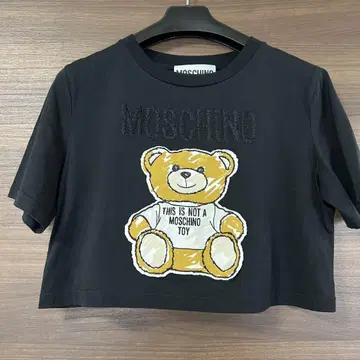 모스키노 숏 기장 티셔츠 모스키노 베어