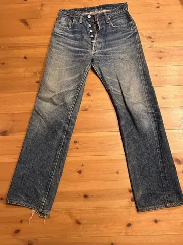 DENIME 851 스트레이트 데님 W30 다크 블루