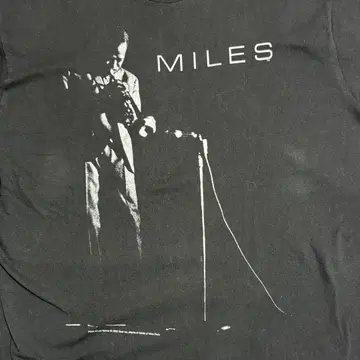 90s 마일스 데이비스 Miles Davis JAZZ 티셔츠 밴딩