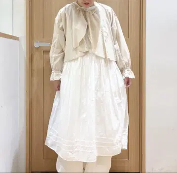 [미사용 새상품] 사만사 모스모스 오가닉 코튼 레이스 블라우스