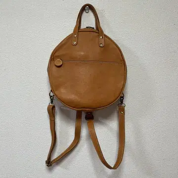 카멜 원형 럭색/백팩