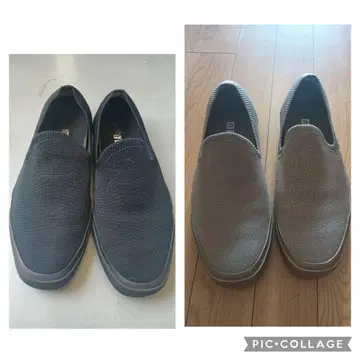 2족 일괄 UNIQLO U 니트 스니커즈 26.0cm 블랙&브라운