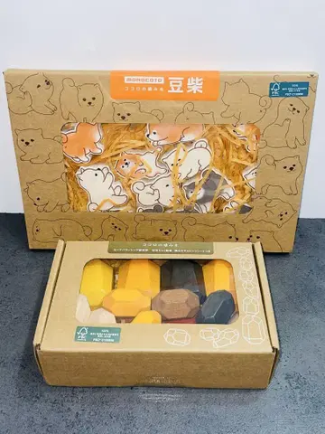 MOMOCOTO 마음의 쌓기나무 모노코토 스톤 콩 시바견 초특가