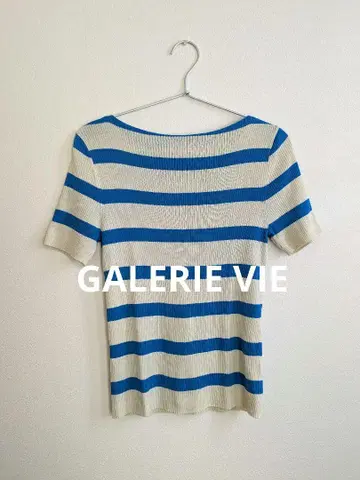 갤러리 바이 GALERIE VIE 반팔 보더 티셔츠