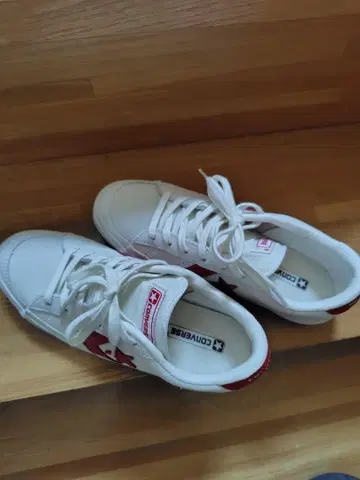 Converse All Star 화이트/레드 사이즈 원스타