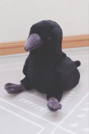 fluffies 까마귀 봉제 인형