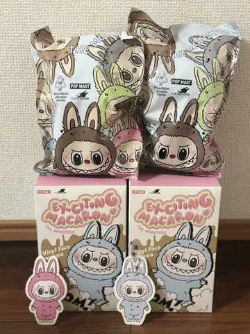 세일 라부부 Exciting Macaron 봉제 인형 2세트
