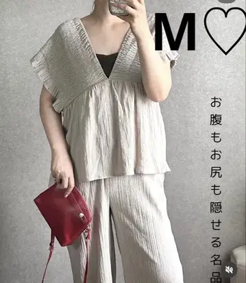 시마무라 Laxdantia 셔링 살로펫 페플럼 M 베이지