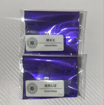 니지산지 네임 배치 2개