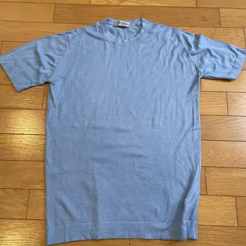 JOHN SMEDLEY 스카이블루 니트 T