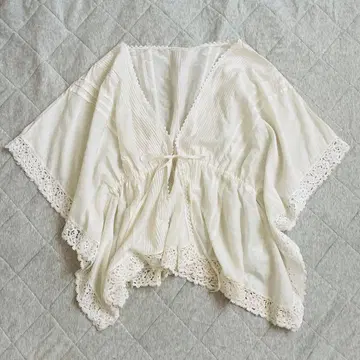 nest Robe 네스트로브 레이스 볼레로 블라우스 화이트