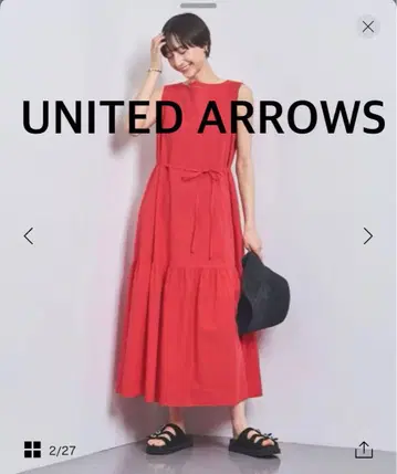 UNITED ARROWS 보트넥 원피스 유나이티드 애로우즈