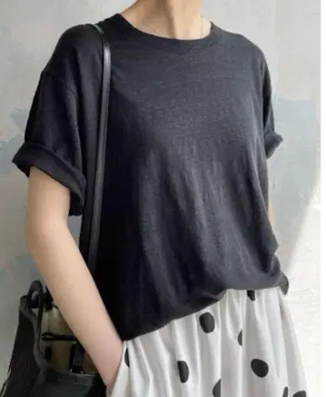 린넨 천축 티셔츠 스픽 앤 스팬