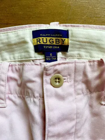 랄프 로렌 RUGBY 핑크 치노 팬츠