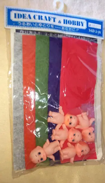 IDEA CRAFT & HOBBY 펠트 세트 큐피 인형 5cm 5개