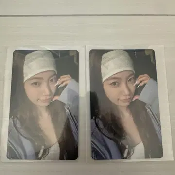 르세라핌 트레이딩 카드 럭키드로우 타워 레코드 카즈하 2장