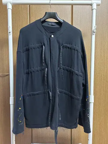 ALMOSTBLACK "크루넥 카디건"