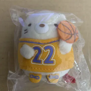 스미코구라시 제비오 매달기 봉제인형 농구 고양이