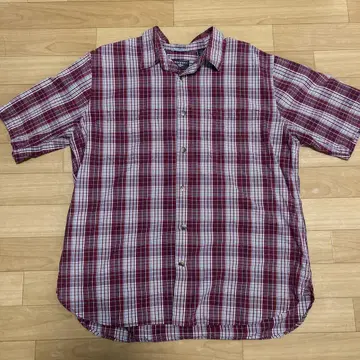 Dockers 반팔 체크 셔츠