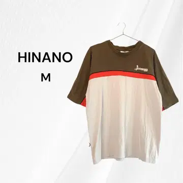 HINANOTAHITI 히나노타히티 티셔츠 반팔 M 로고 면 100%