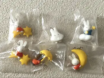 별이 빛나는 밤 산책 마스코트 미피 가챠가챠 6개 세트