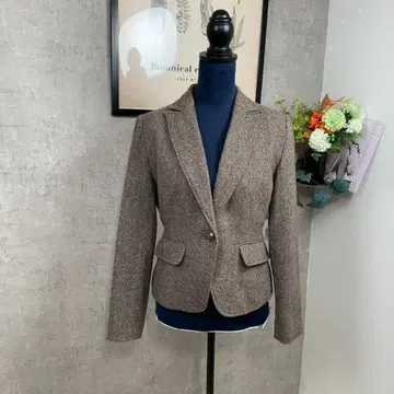 새상품급 세오리아 테일러드 자켓 L 상당 브라운 익명 배송