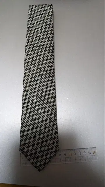 Savile Row 실크 넥타이 하운드 투스