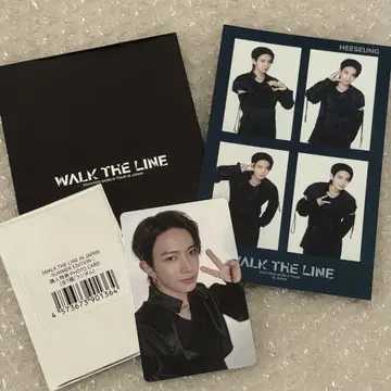 ENHYPEN WALK THE LINE 트레이딩 카드 4컷 히스