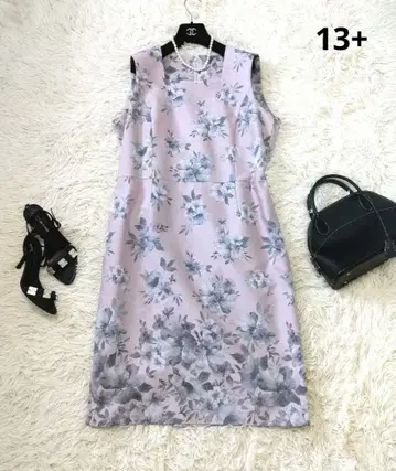 Leilian 레리안 플라워 무늬 슬리브리스 원피스 13+