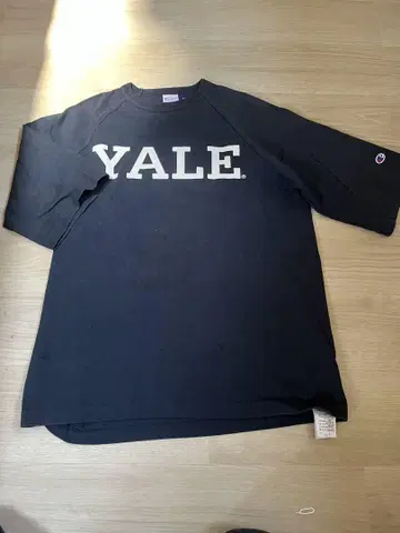 챔피온 T1011 네이비 M YALE 칼리지 로고 미국제