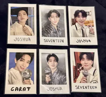 SEVENTEEN 조슈아 인스턴트 사진 스티커 묶음 판매