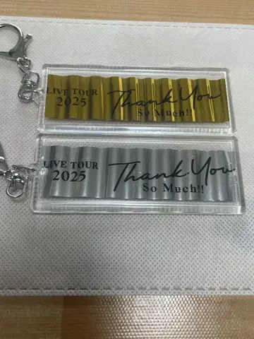 사잔 올스타즈 Thank You So Mach 금은 테이프 키링