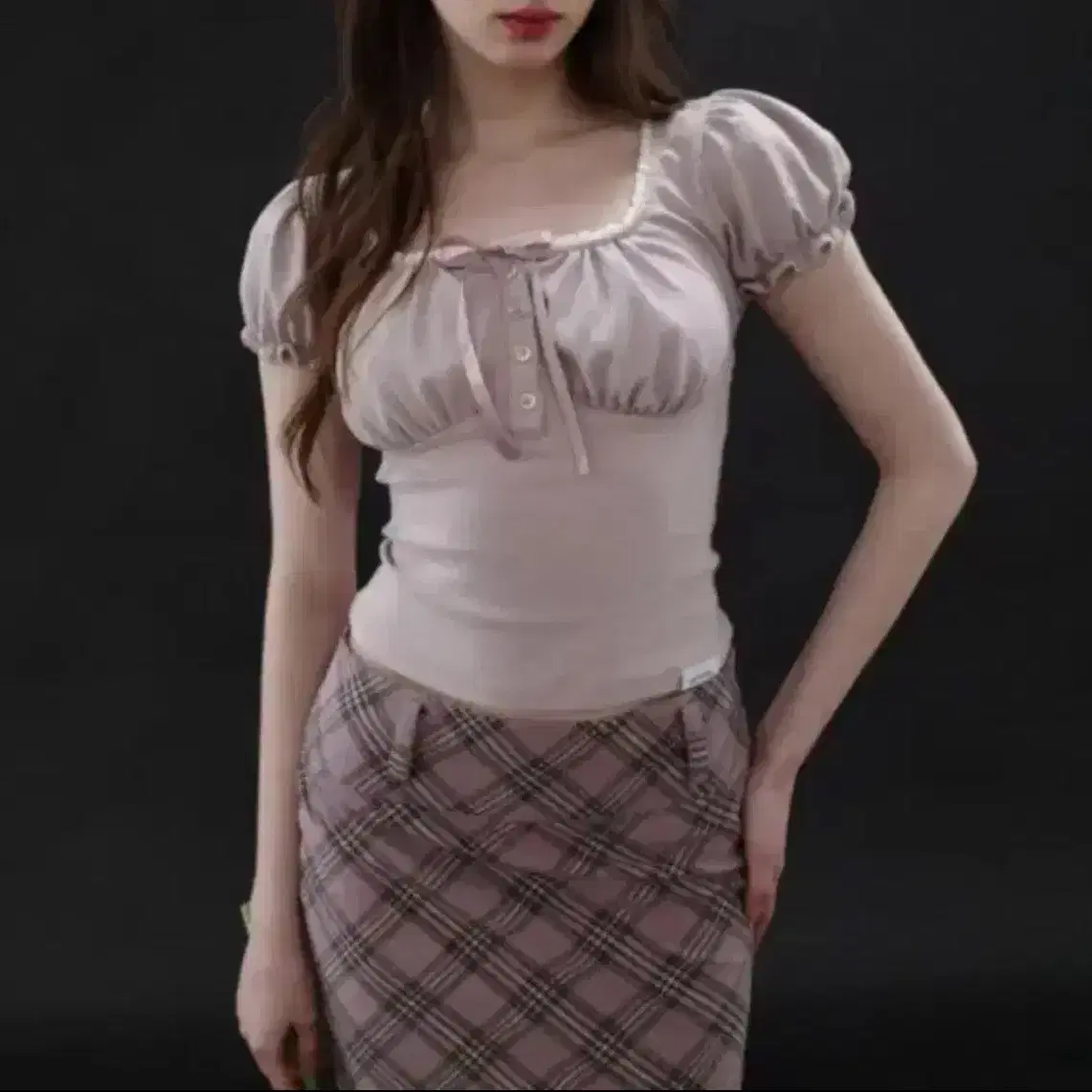 New product Dry Rose Angel Lace String Top White #드라이로즈