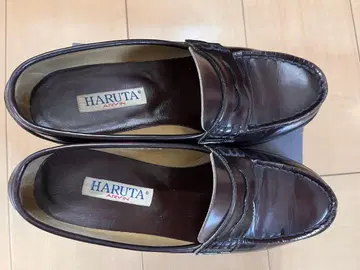 HARUTA 다크 브라운 로퍼 23.5cm