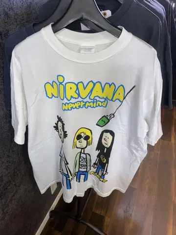 NIRVANA 티셔츠 화이트