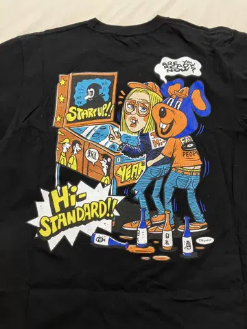 Hi-STANDARD 티셔츠 새상품급 L 사이즈 하이스타