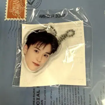 treasure 팝업 가챠 얼굴 아크링 키링 (아사히)