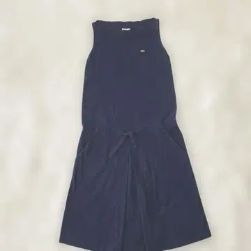 LACOSTE 라코스테 원피스 L 네이비 리본 옷깃 없음 브라우징