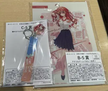 나카노 사츠키 캐릭터 복권 B상 C상