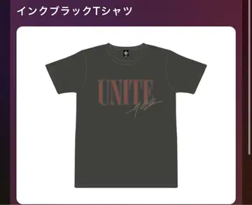 B'z UNITE 잉크 블랙 티셔츠 L 사이즈