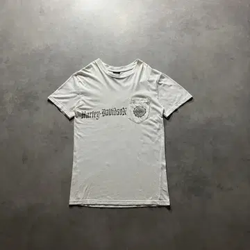 00s y2k Harley Davidson 영문 포켓 셔츠 tee