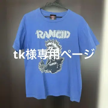 Rancid 빈티지 티셔츠 M 블루
