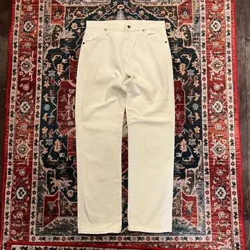 90s USA제 Wrangler 랭글러 화이트 데님 팬츠 W32