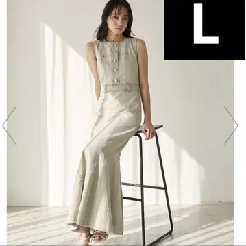 스나이델 SNIDEL 데님 머메이드 원피스
